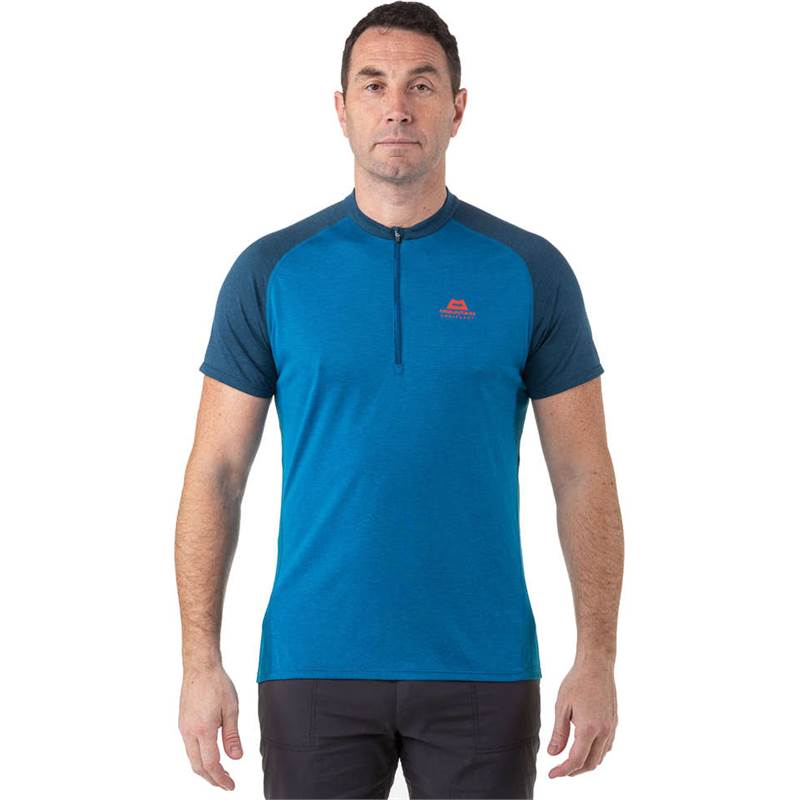 Mountain Equipment Mens Nava Short Sleeve Zip T-Shirt-5
